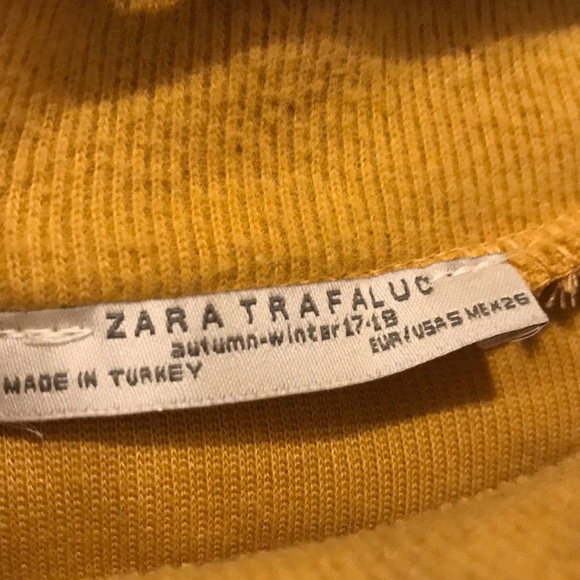 Zara trafaluc mustard sweater - Picture 2 of 3